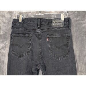 Levi's Slim Fit Jeans Black 29x32 (on Tag)  Black Label Y2K Goth Retro Rock Star